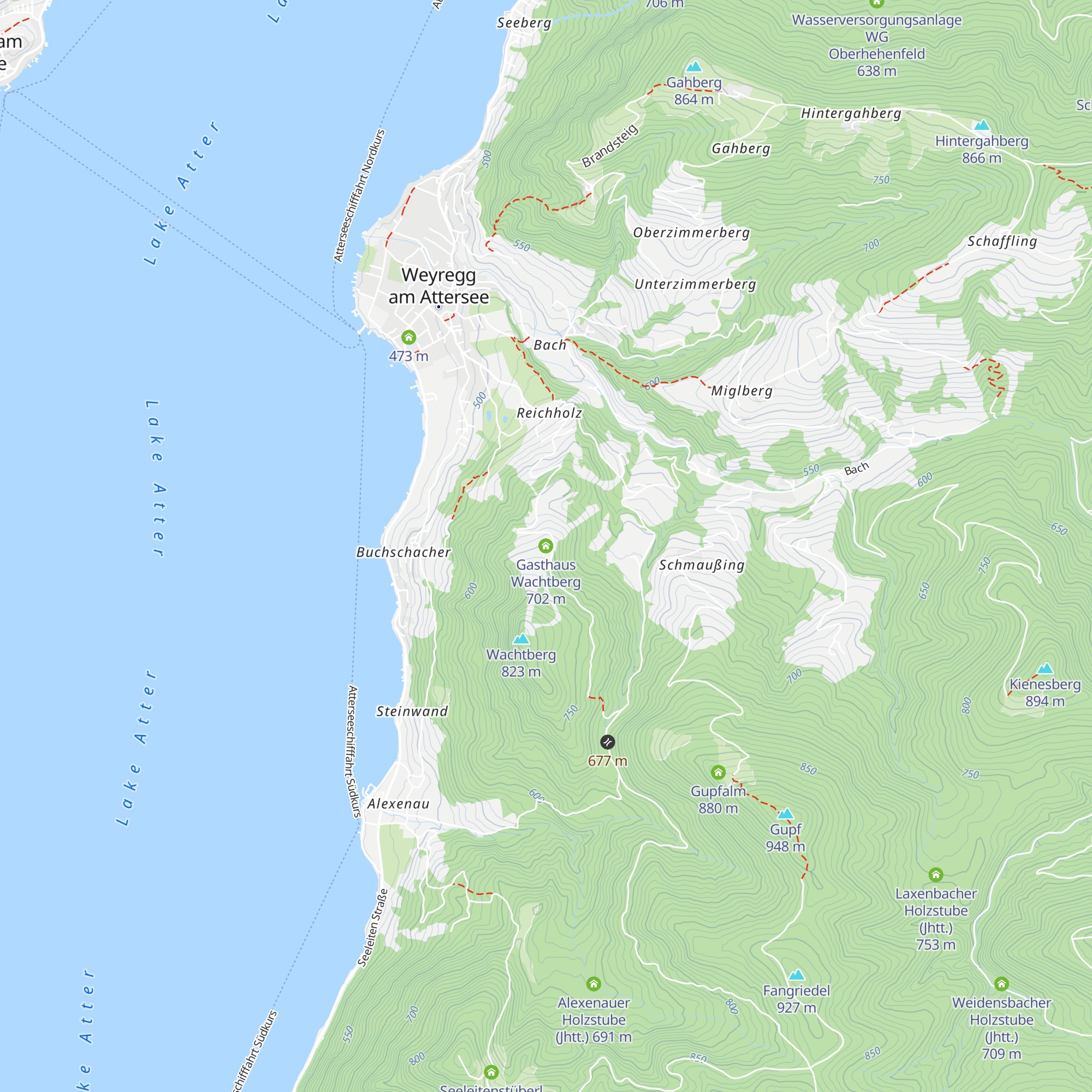 Gasthaus Wachtberg map