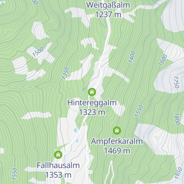 Map of Hintereggalm
