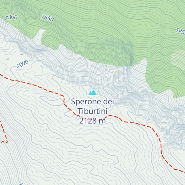 Map of Sperone dei Tiburtini