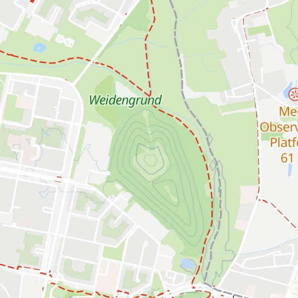 Map of Großer Ahrensfelder Berg