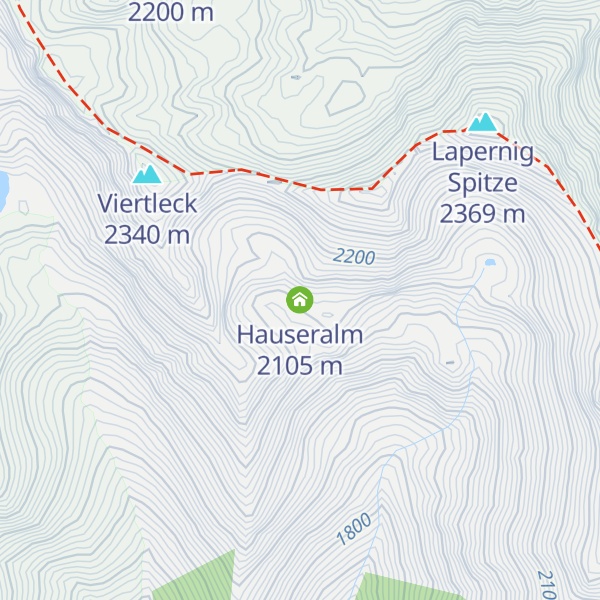 Map of Hauseralm