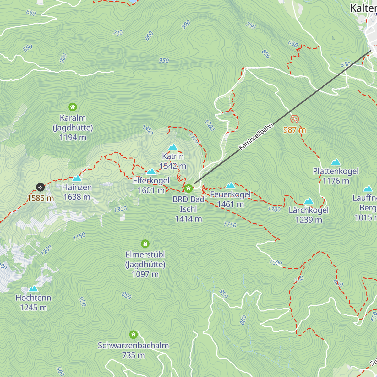 BRD Bad Ischl map