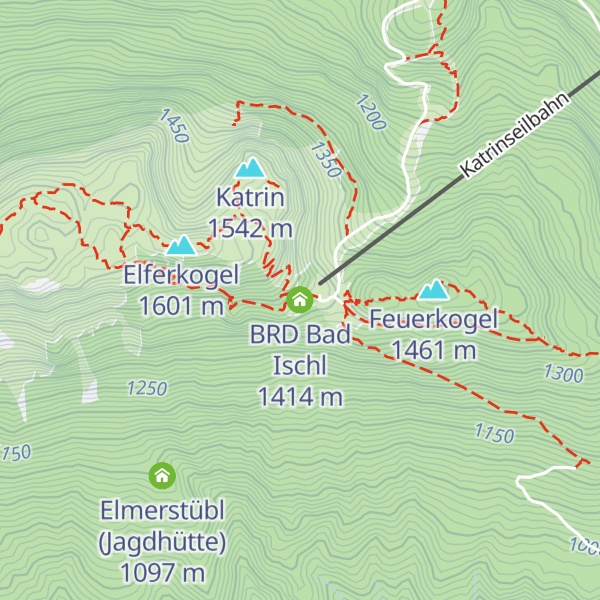 Map of BRD Bad Ischl