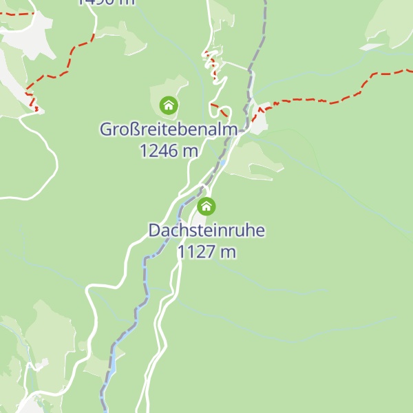 Map of Dachsteinruhe
