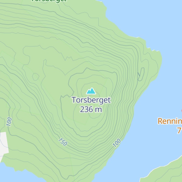 Map of Torsberget