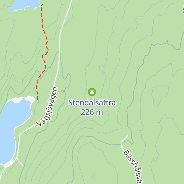 Map of Stendalsättra