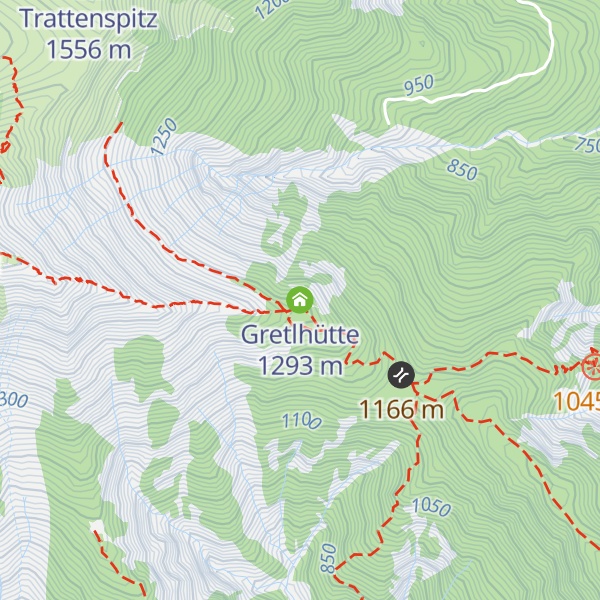 Map of Gretlhütte