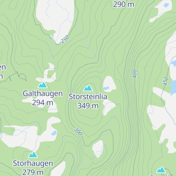 Map of Storsteinlia