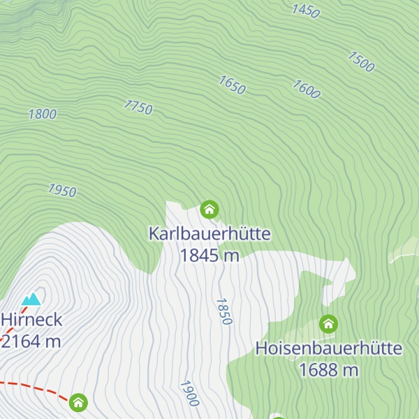 Map of Karlbauerhütte