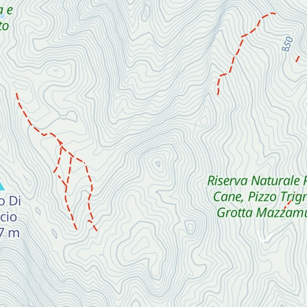 Map of Pizzo Calafaro