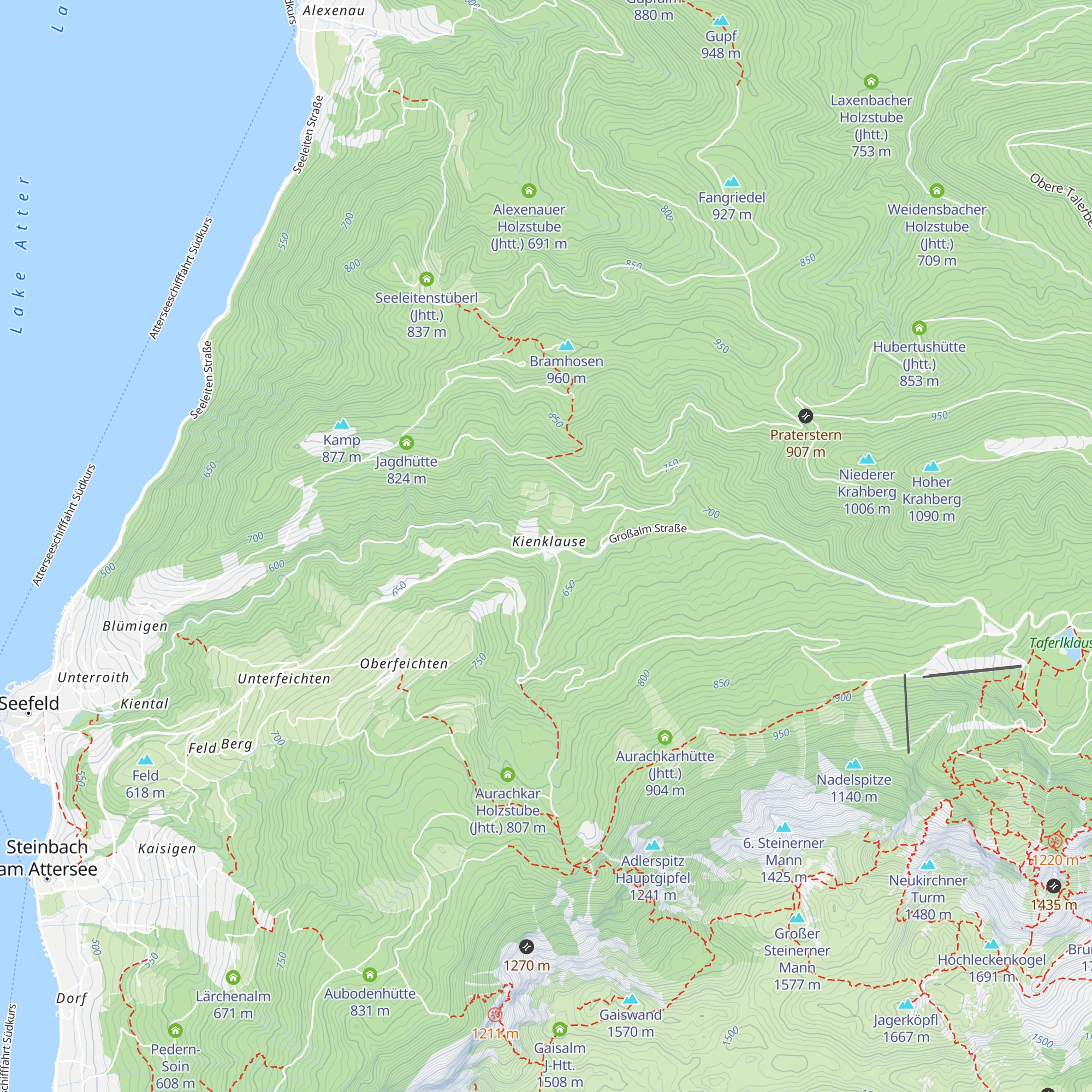 Gasthof Kienklause map