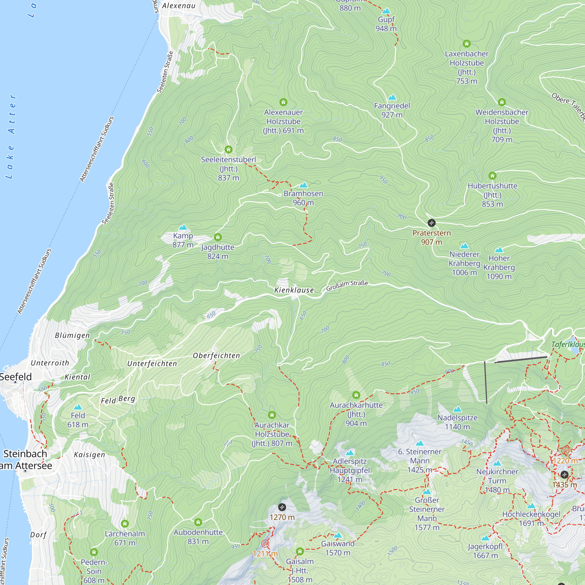 Gasthof Kienklause map