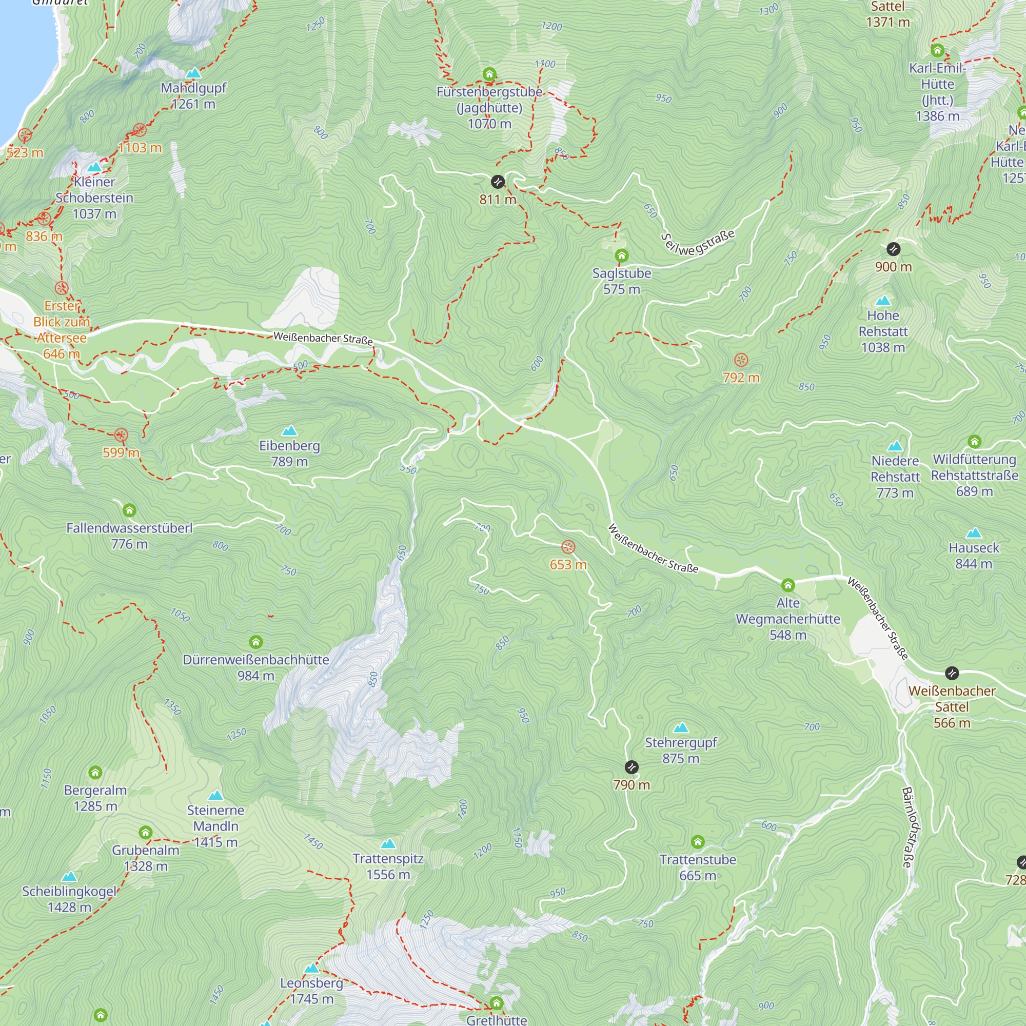 Vorderstehrerhütte map