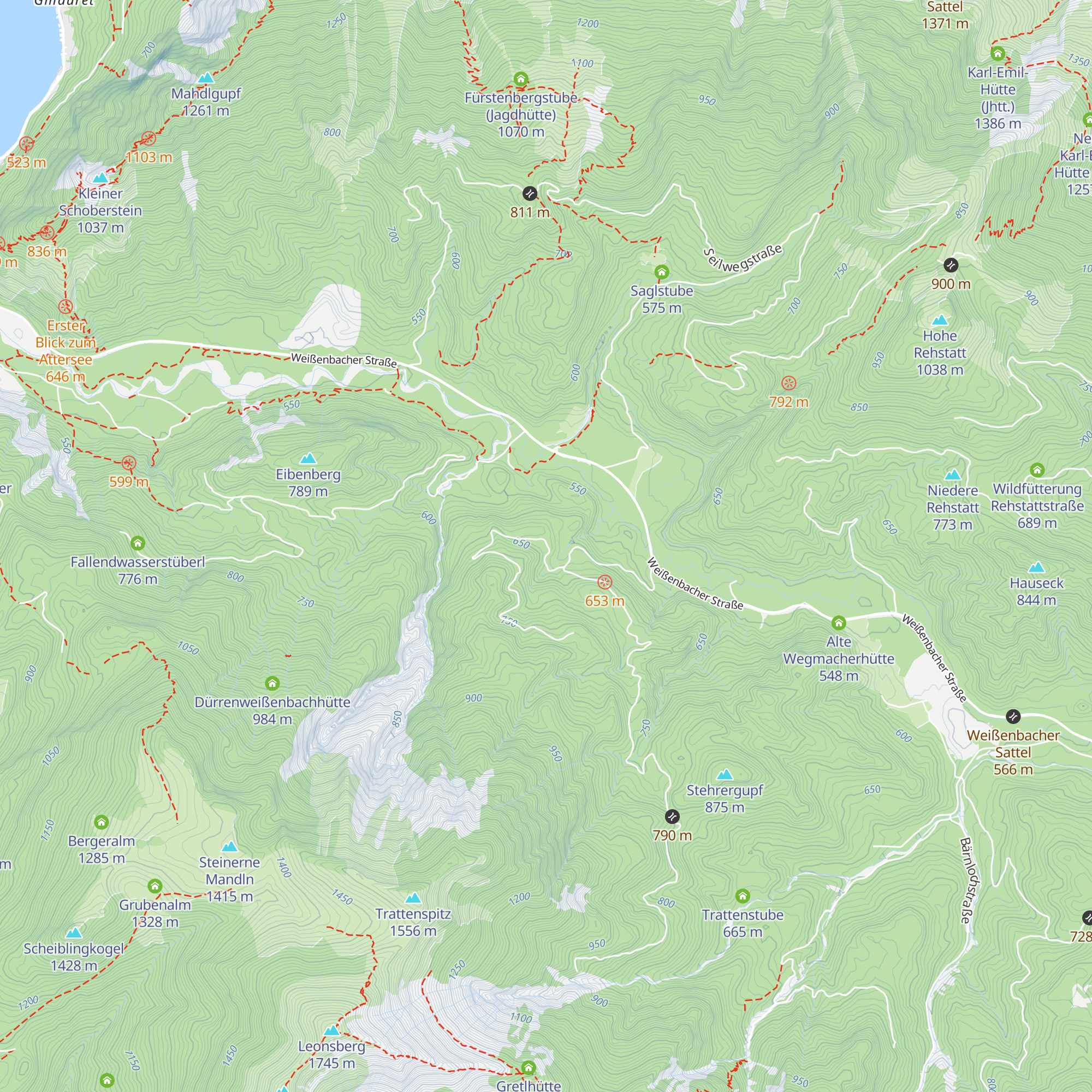 Vorderstehrerhütte map