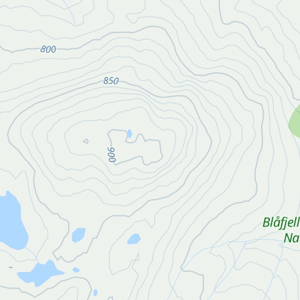Map of Søre Myrknulen