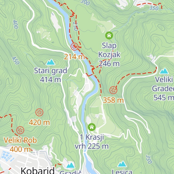 Map of Restaurant Kamp Lazar