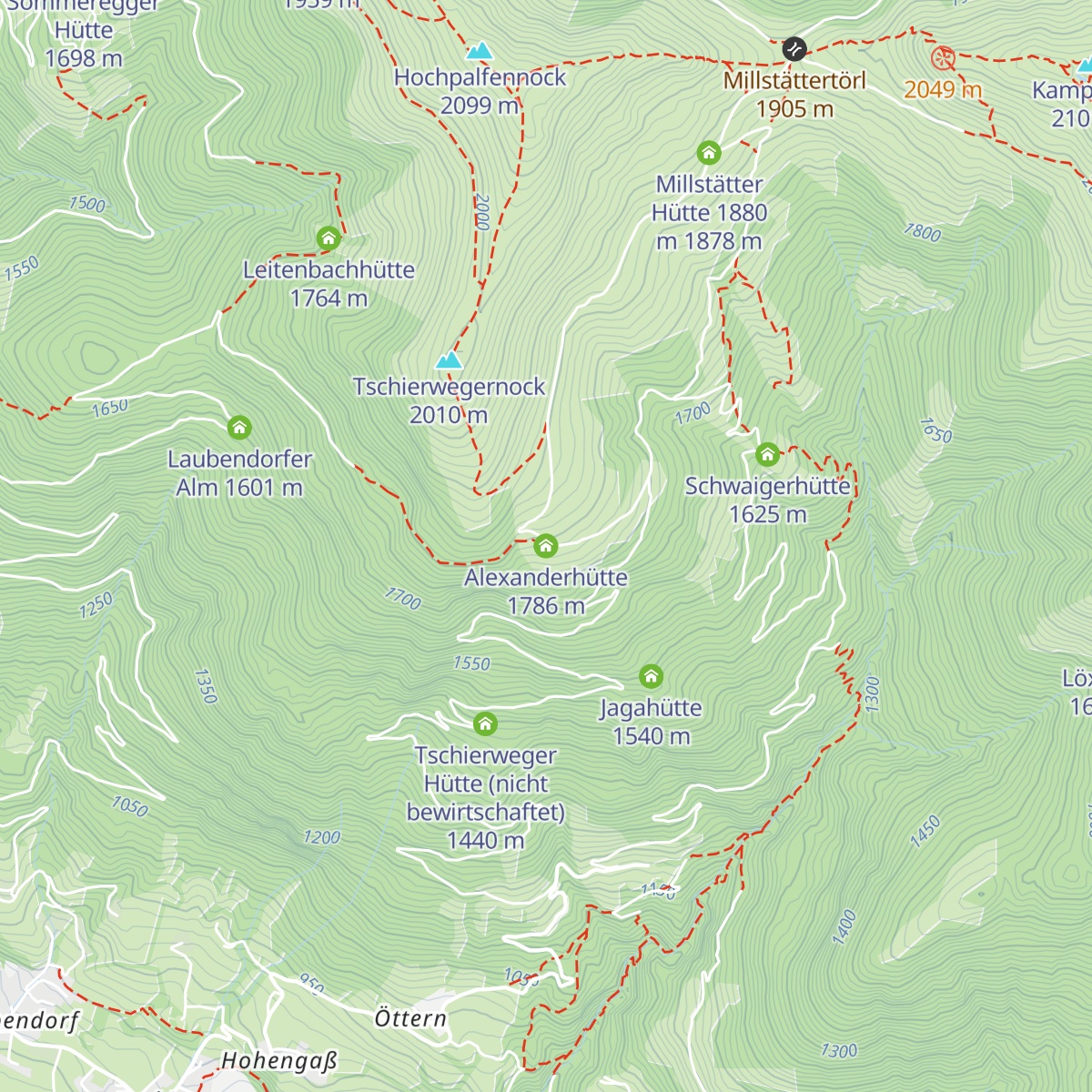 Alexanderhütte map