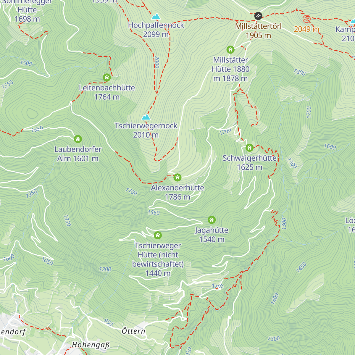 Alexanderhütte map
