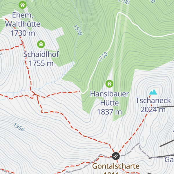 Map of Pritzhütte