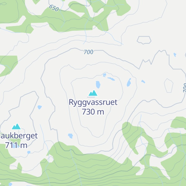 Map of Ryggvassruet