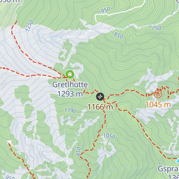 Map of Schüttalm (verfallen)