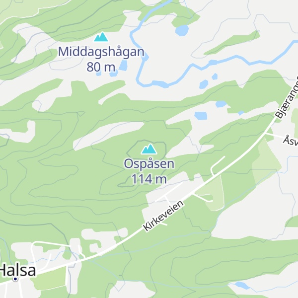 Map of Ospåsen