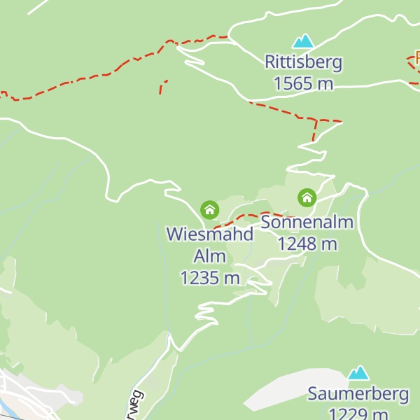 Map of Wiesmahd Alm