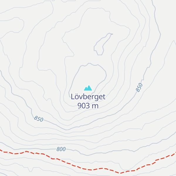 Map of Lövberget