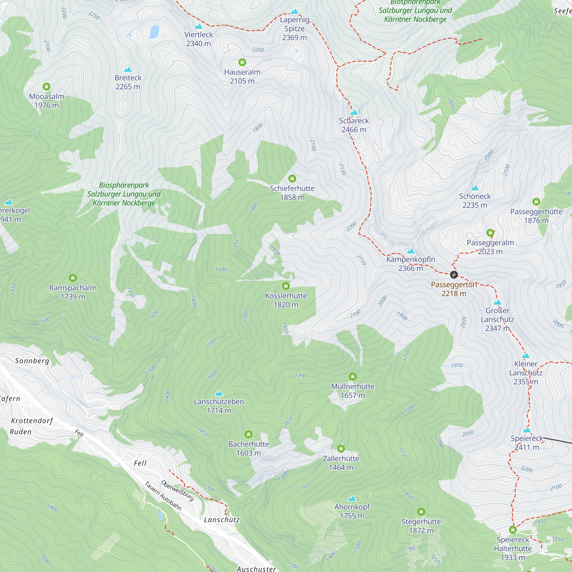 Kösslerhütte map