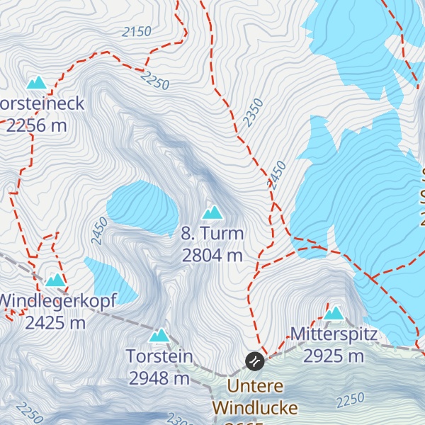 Map of 8. Turm