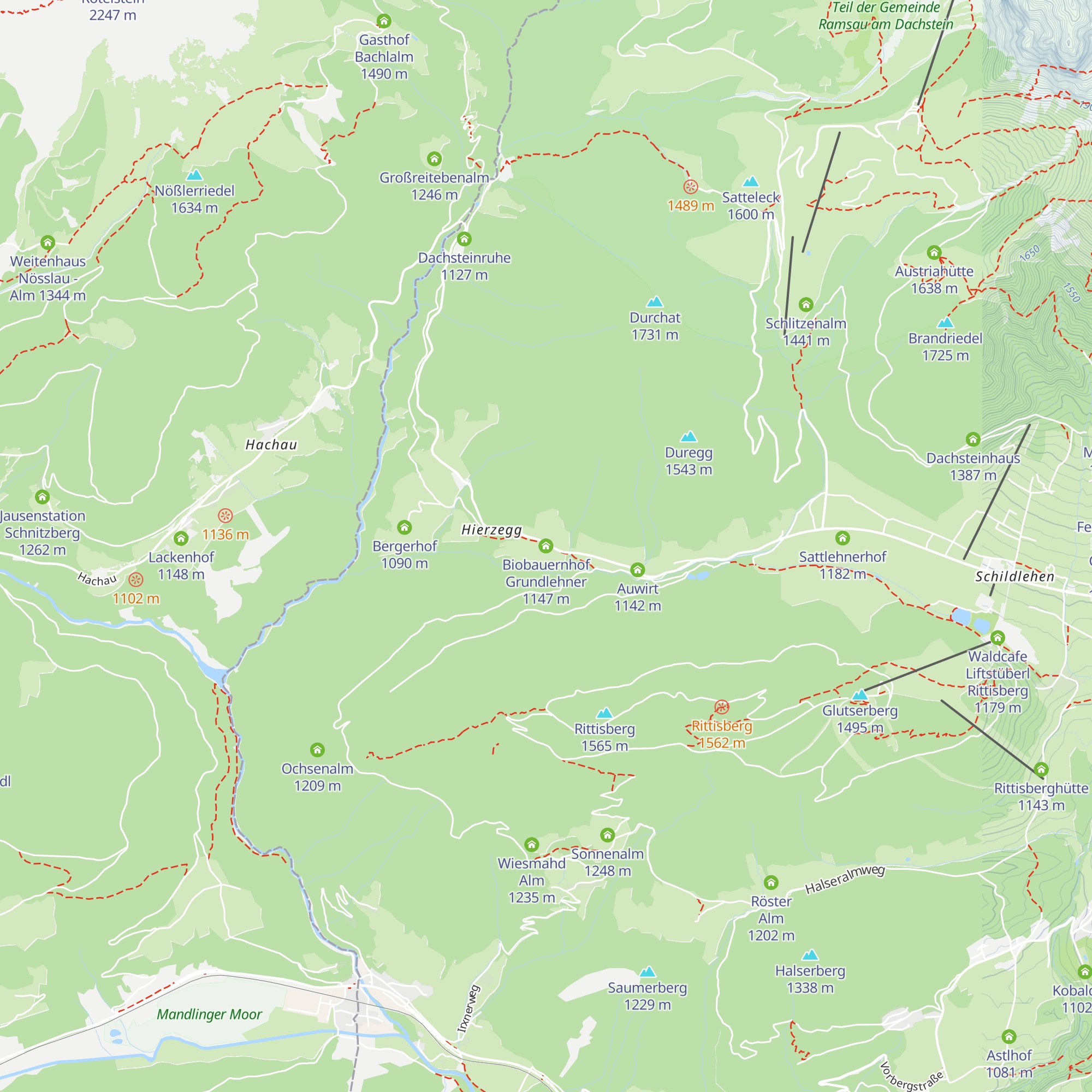 Biobauernhof Grundlehner map