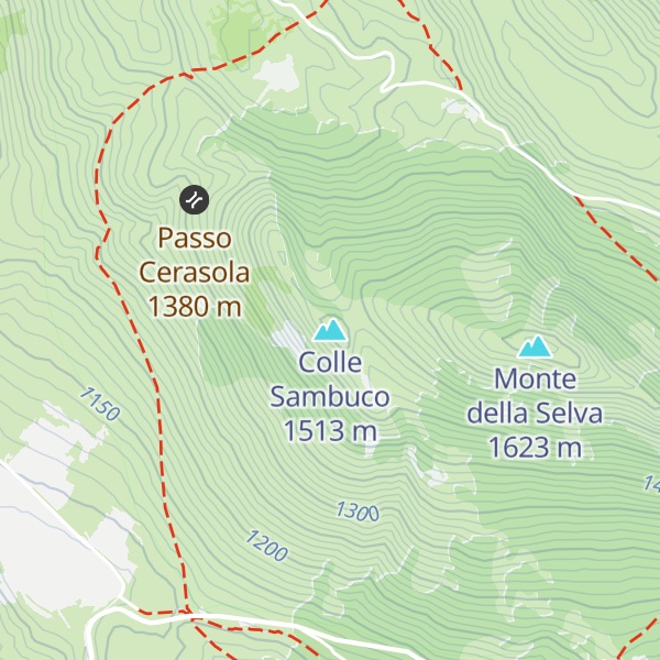 Map of Colle Sambuco