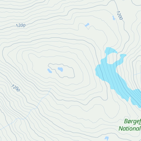 Map of Sklettfjellet