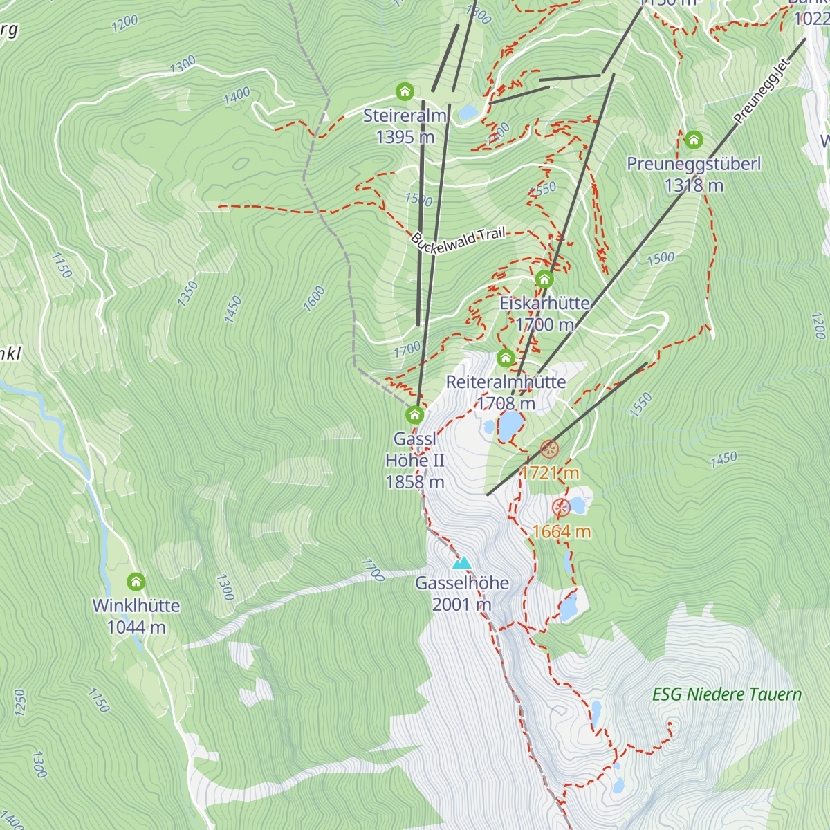 Gassl Höhe II map
