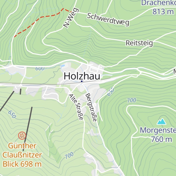Map of Knobelhütte