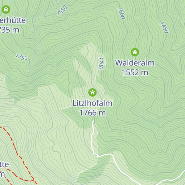 Map of Litzlhofalm