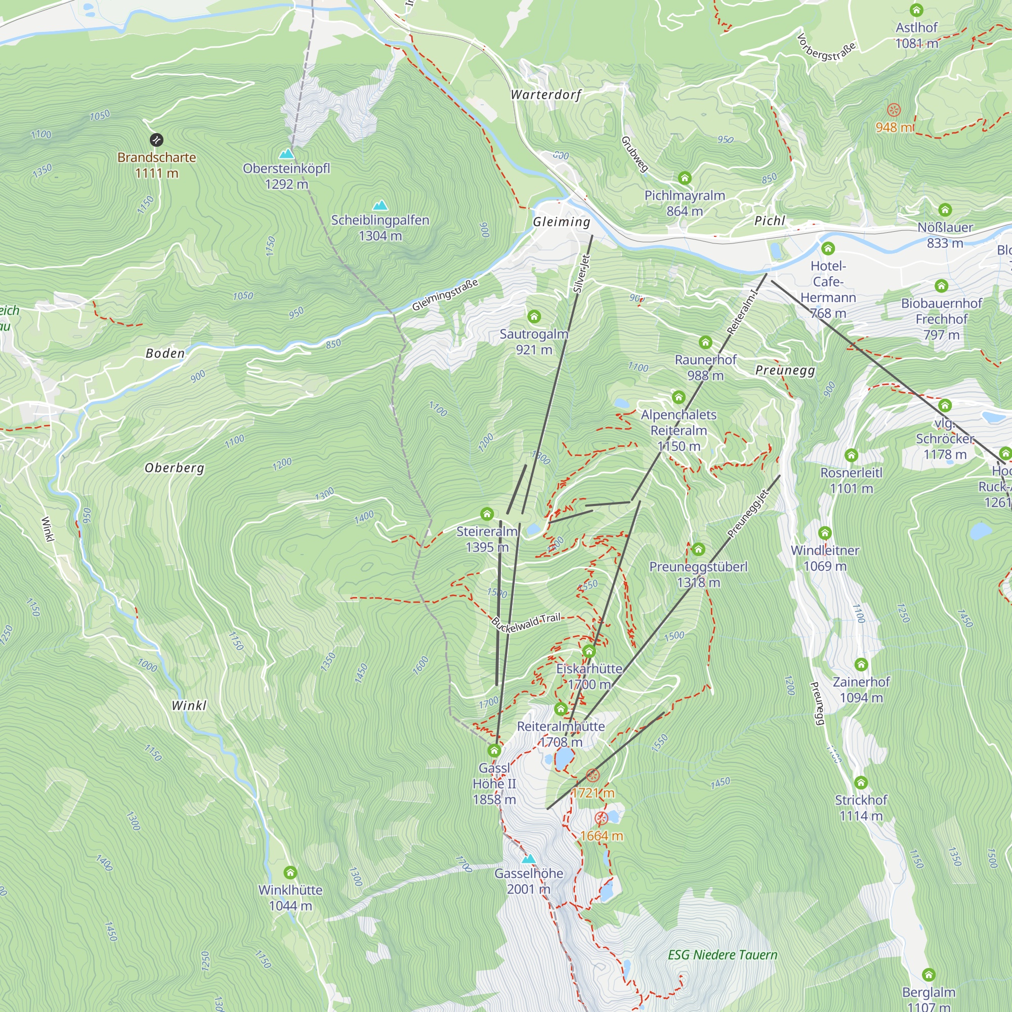 Lena Alm map