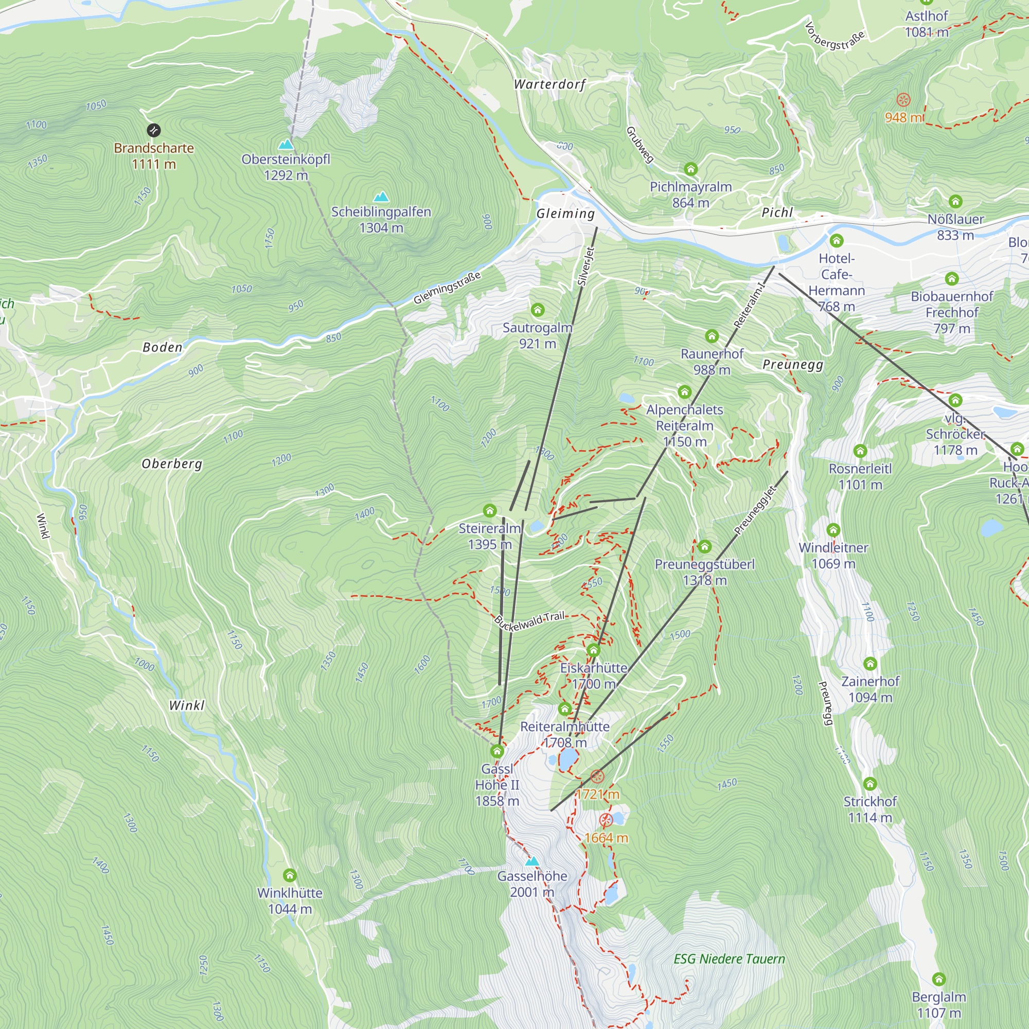 Jaga Stüberl map