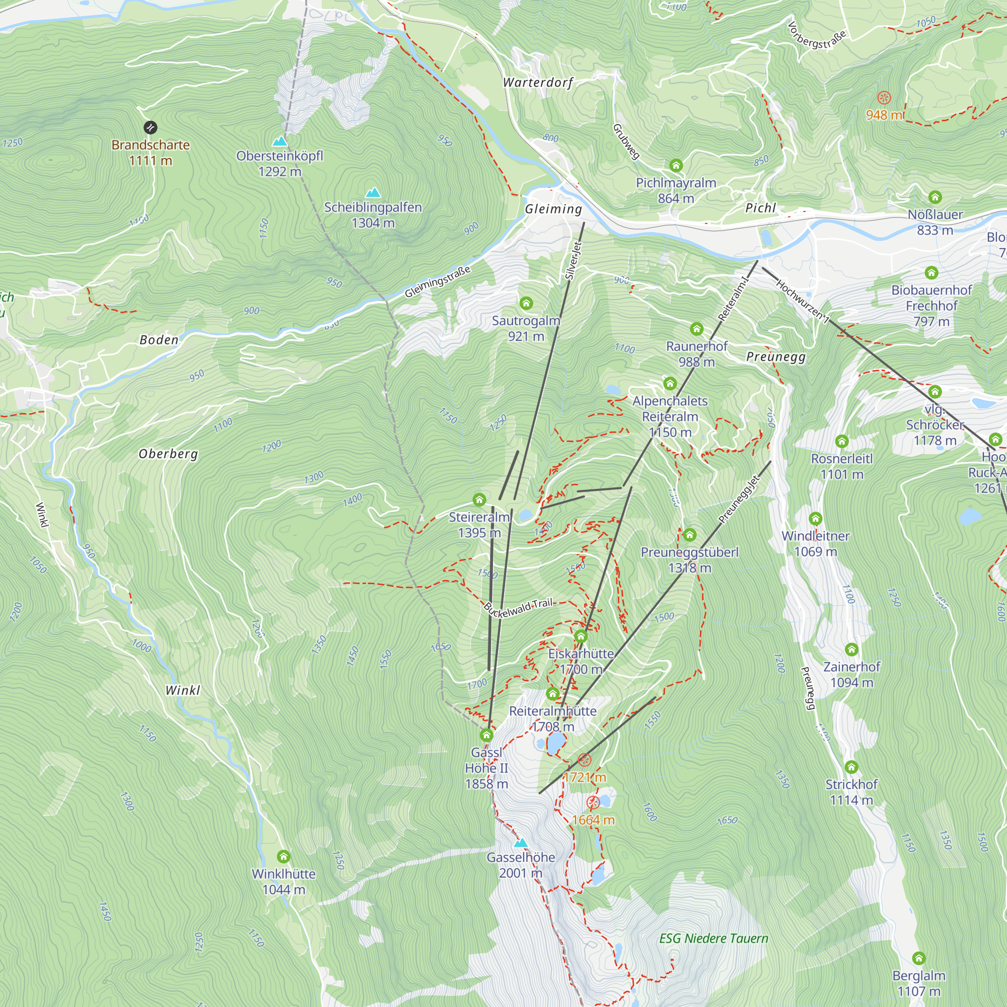 Jaga Stüberl map