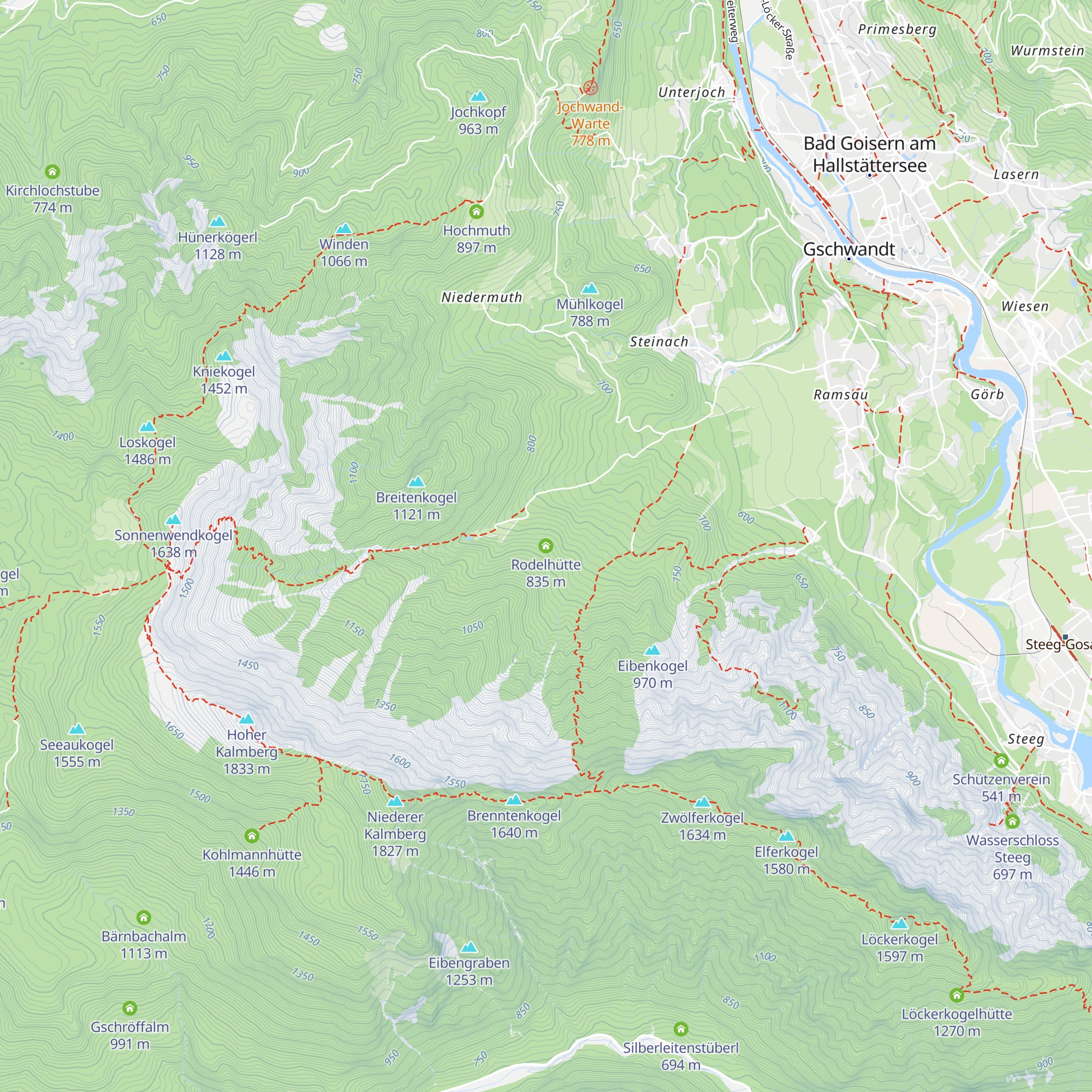 Rodelhütte map