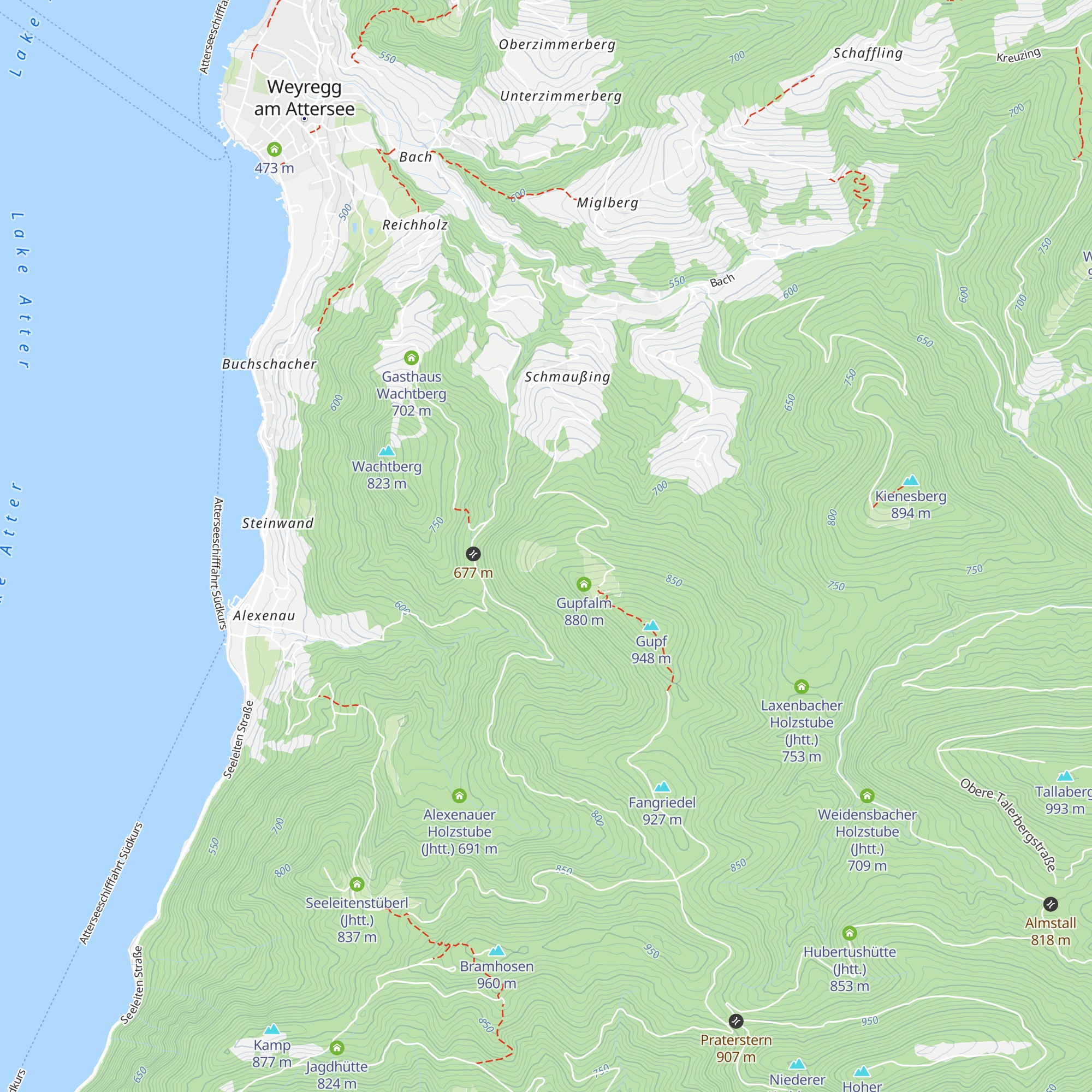 Schmaußingalm map
