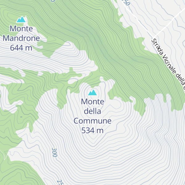 Map of Monte della Commune
