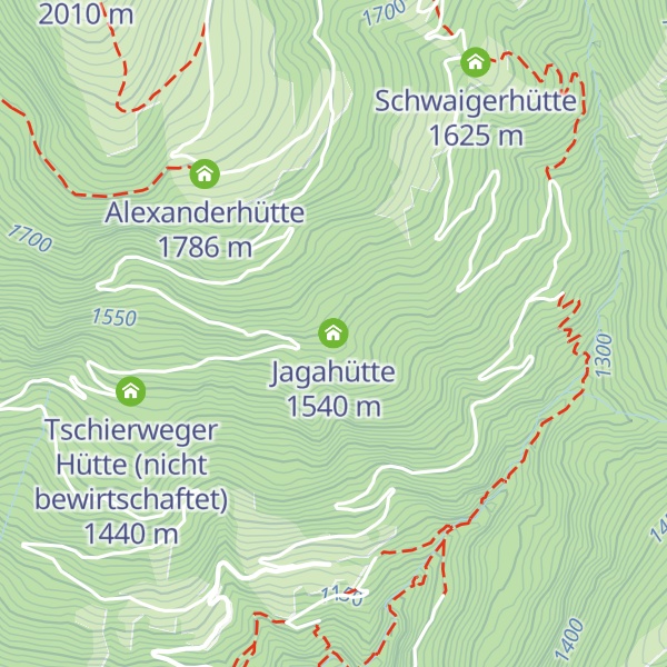 Map of Jagahütte