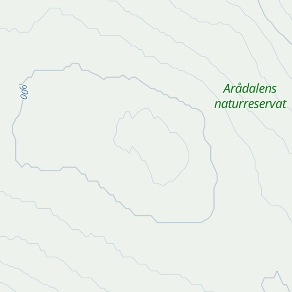 Map of Busjöfjället