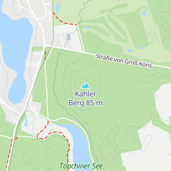 Map of Kahler Berg