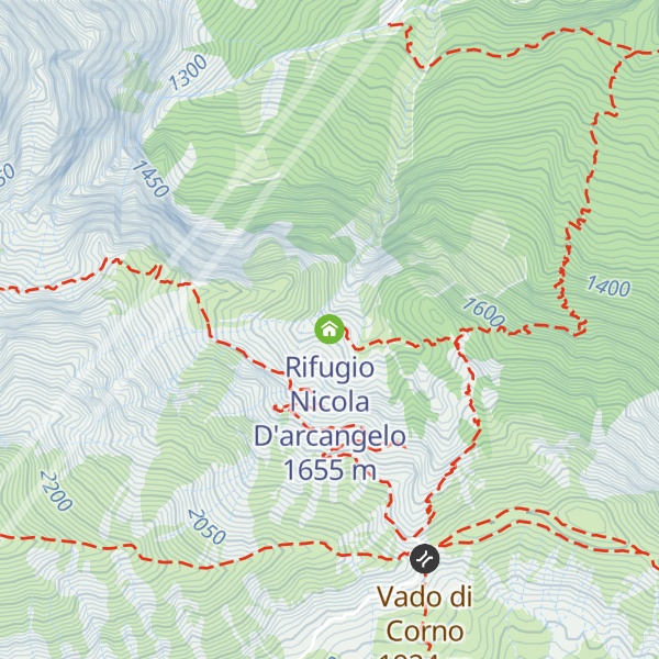 Map of Rifugio Nicola D'arcangelo
