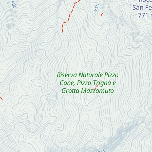 Map of Rifugio Forestale Piana Grande