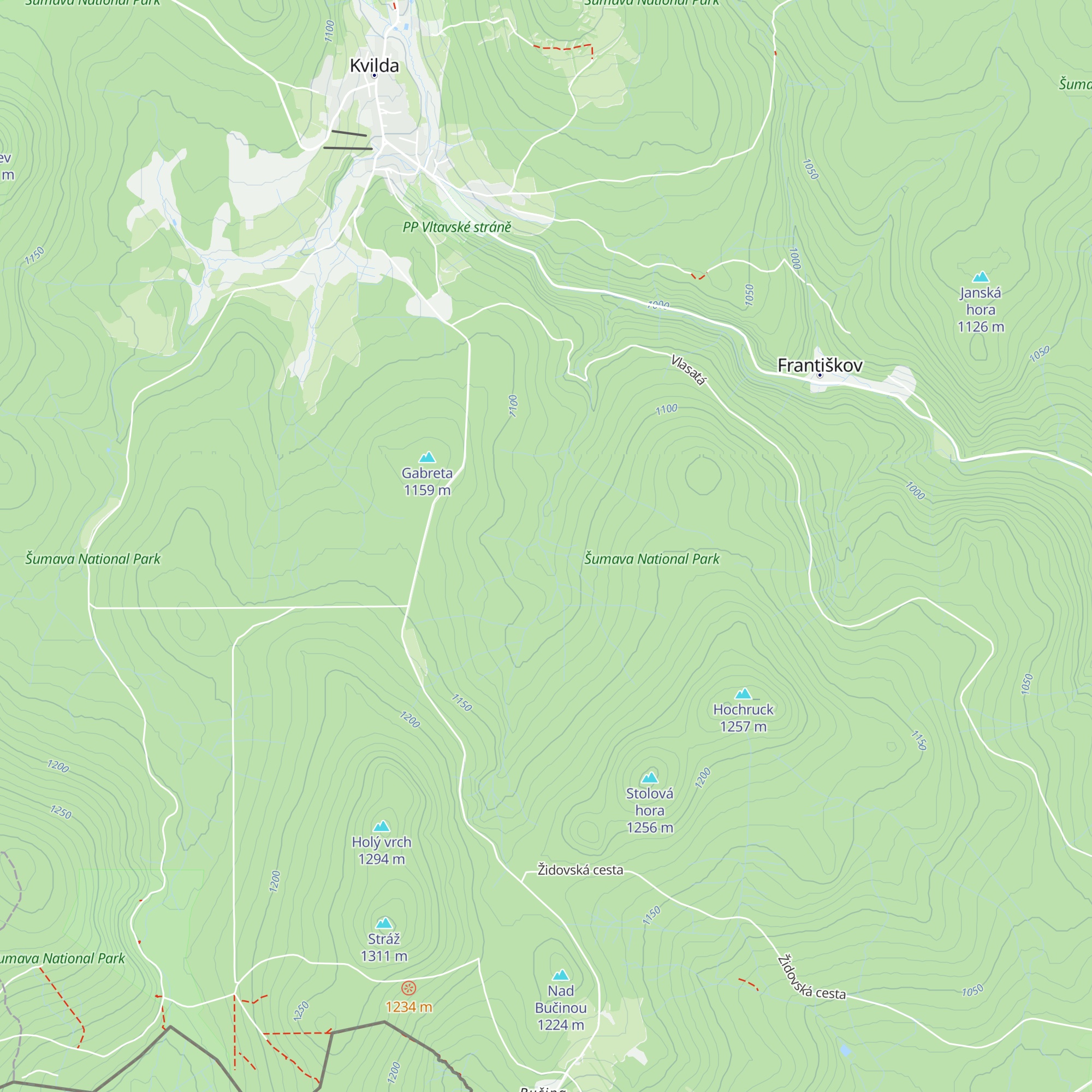 Tobiášova huť map