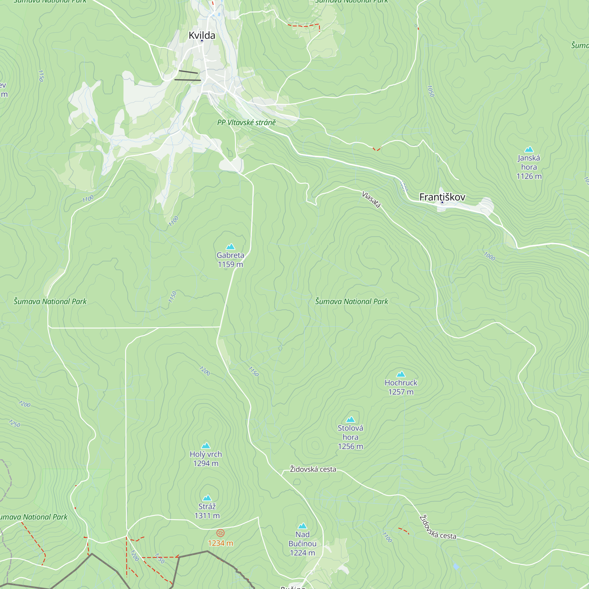 Tobiášova huť map