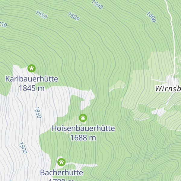 Map of Mörtenhütte